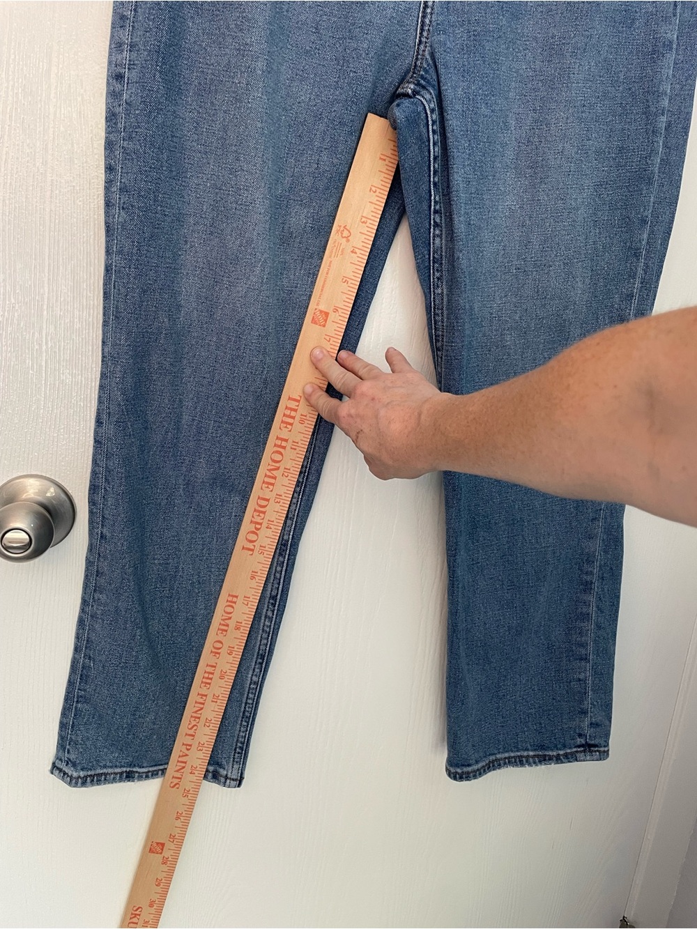 Abercrombie Curve Love Ankle Straight Jeans 31/12 Ultra High Rise Blue - Picture 4 of 10
